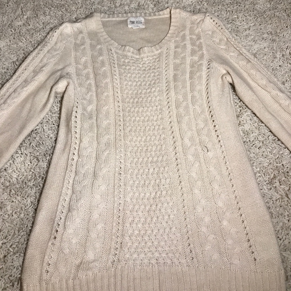 Pink Rose sweater