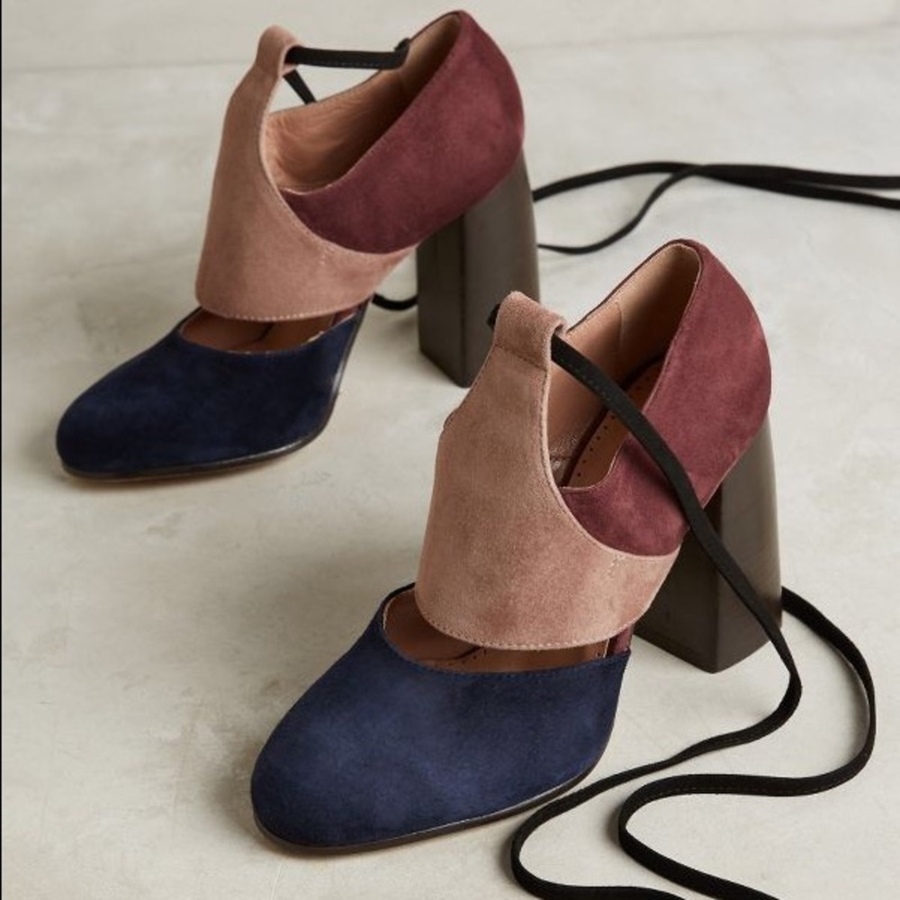 Anthropologie Day Zoota Heels Shoes Size 7.5