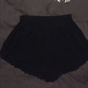 Black shorts