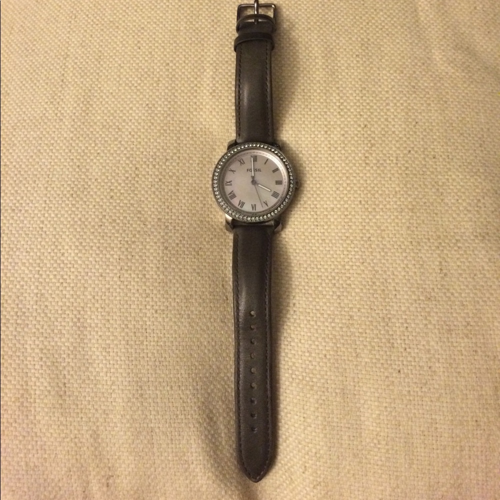 Fossil Stainless Steel Watch with Gray bands