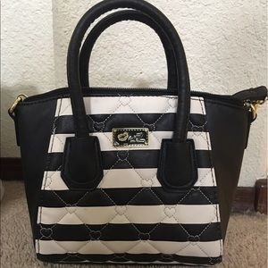 Betsey Johnson striped purse