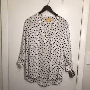 Anthropologie Polka Dot blouse