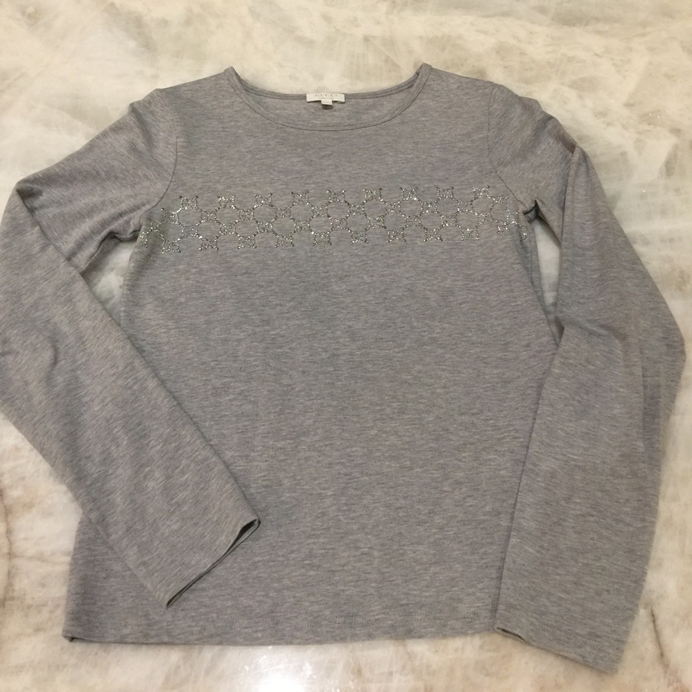 Gucci youth Grey long sleeve top