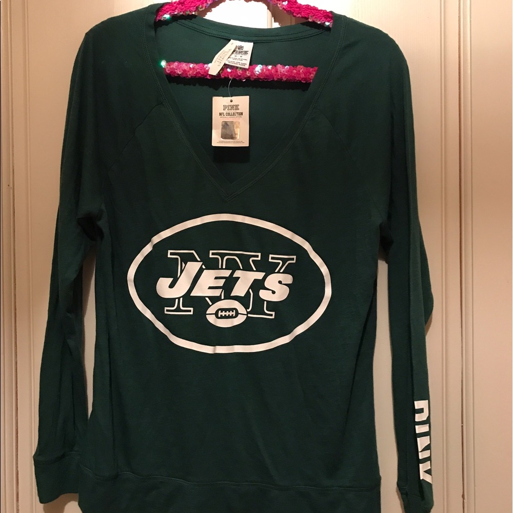 Victoria's Secret "Pink" L/S NY Jets Shirt Bundle