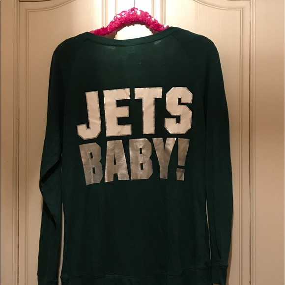Victoria's Secret "Pink" L/S NY Jets Shirt Bundle - Picture 3 of 7