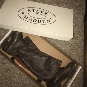 steve madden genuine leather boots