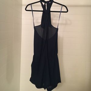 Navy BCBG MAXAZRIA Romper