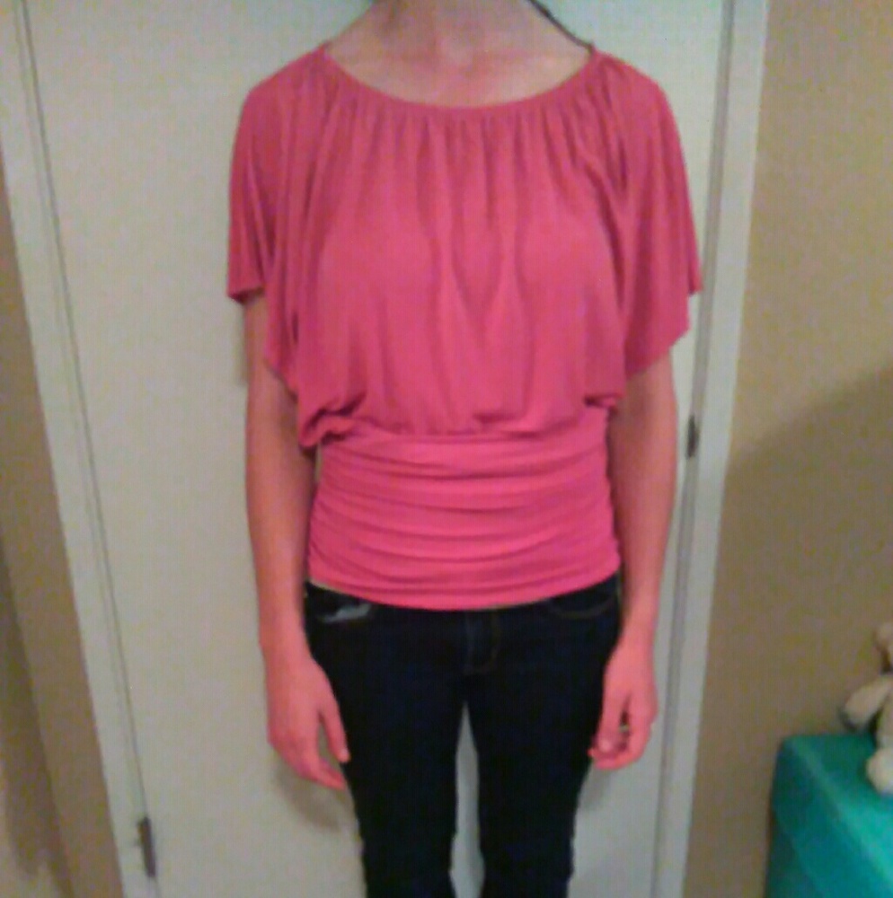 Worthington pink blouse