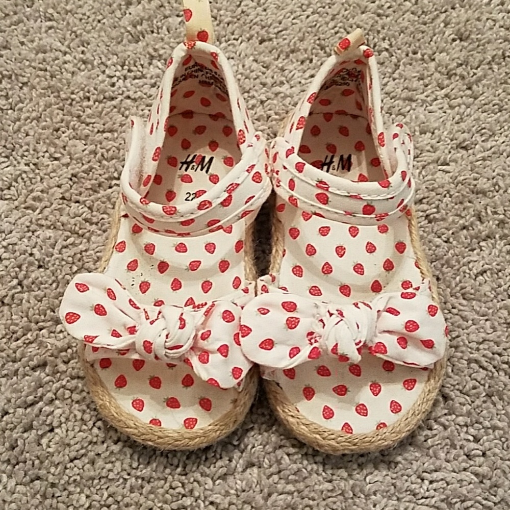 Strawberry H&M slippers