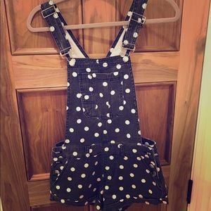 Forever 21 Polka dot overalls