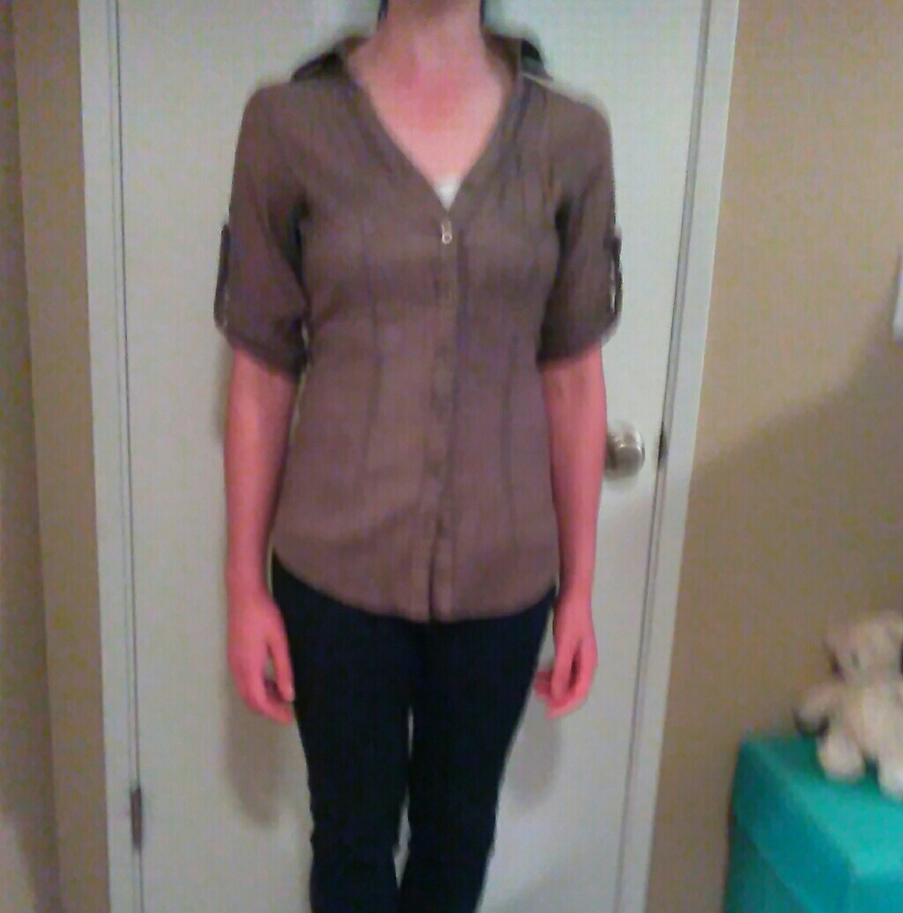 Button up cotton blouse