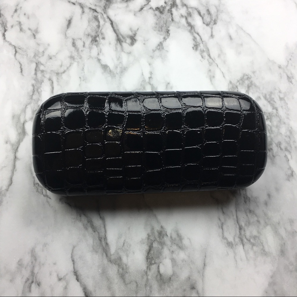 Crocodile skin sunglass case