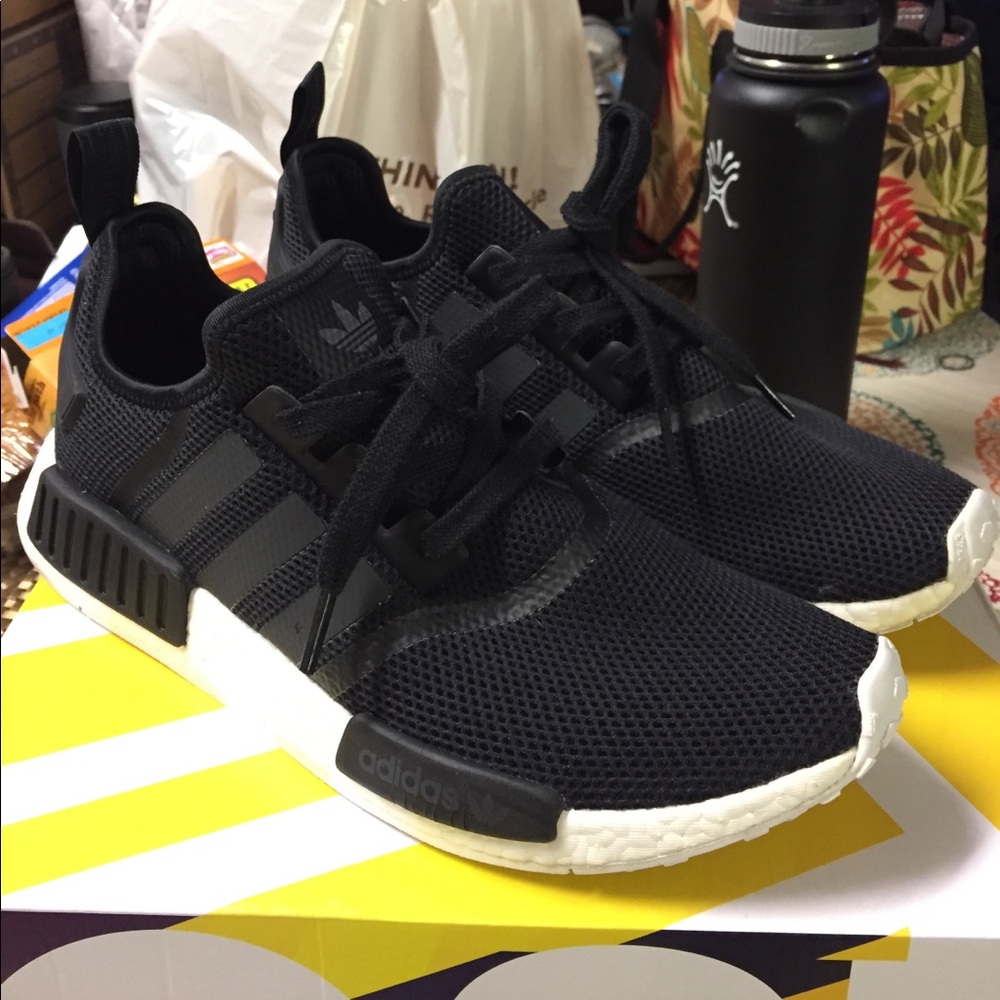 Adidas Black NMDs size 12