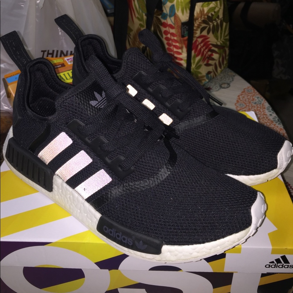 Adidas Black NMDs size 12 - Picture 8 of 8