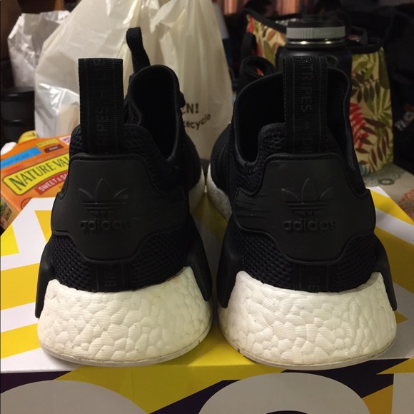 Adidas Black NMDs size 12 - Picture 4 of 8