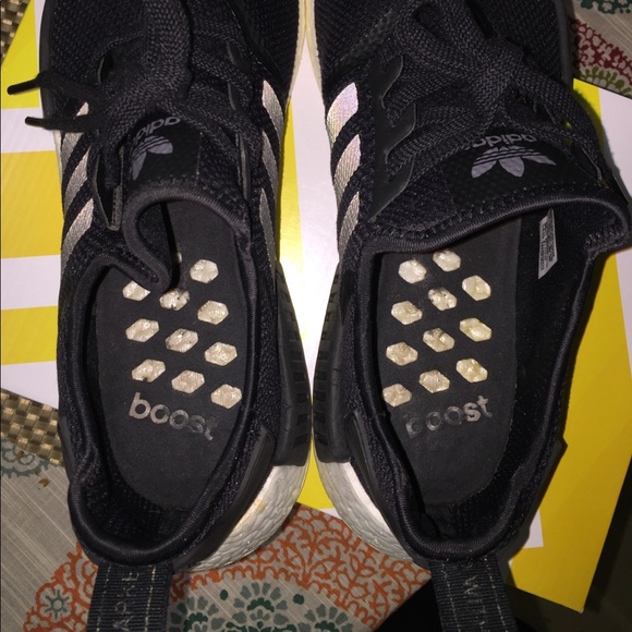 Adidas Black NMDs size 12 - Picture 7 of 8
