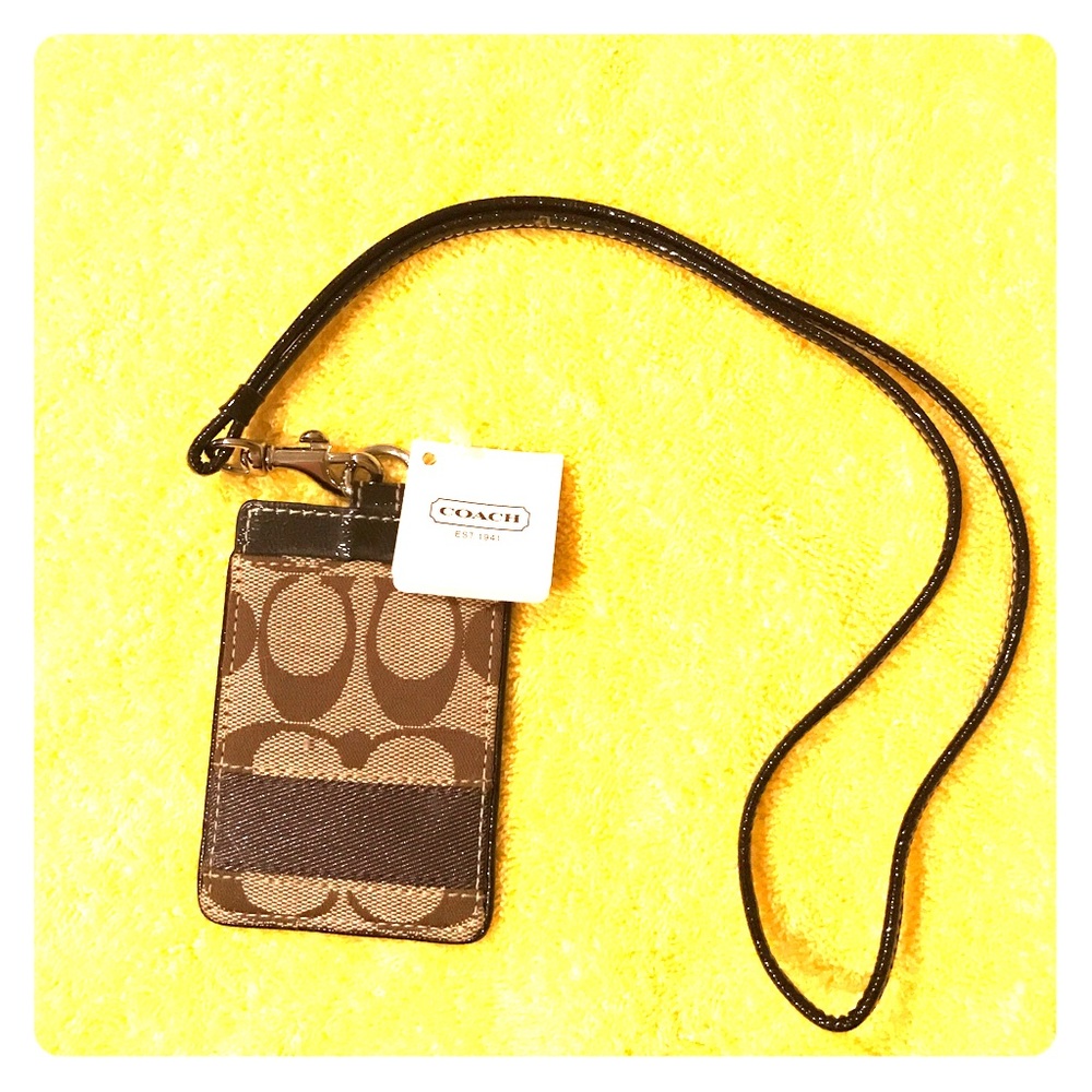 Coach I.D. lanyard