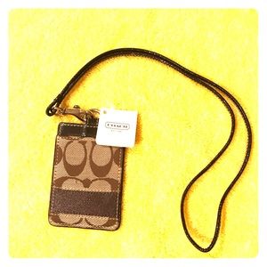 Coach I.D. lanyard