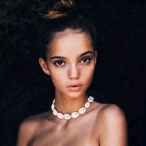 Bohemian Sea Shell Choker Necklace NWOT