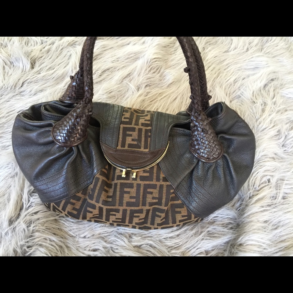Fendi Basket Weave Handbag
