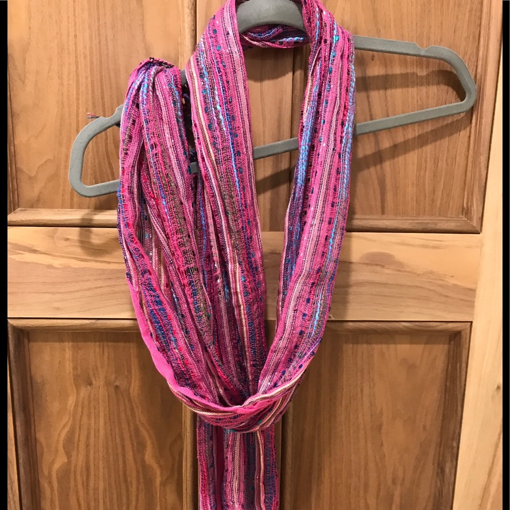 Multi colored summer scarf