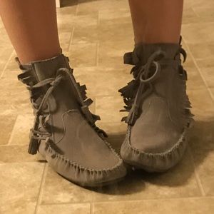 Jcrew lace up moccasins