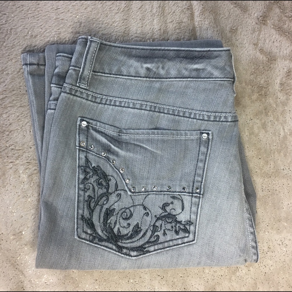 White House Black Market | Gray Jeans