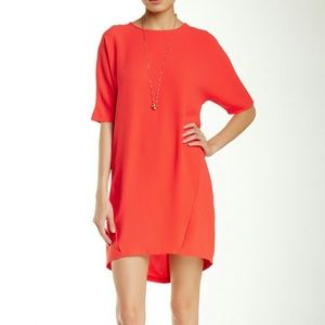 Wayf Coral T-Shirt Dolman Sleeve Dress