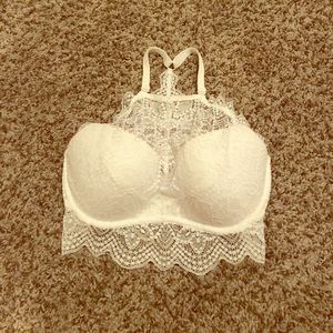 VS Pink high-neck razorback bralette