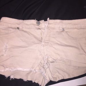 tan shorts
