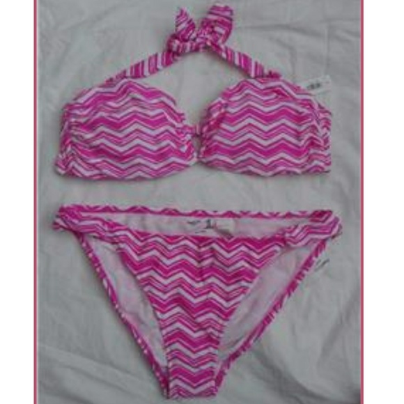 2 PIECE GAP BIKINI BOTTOM, SPLIT BANDEAU SWIM SWIM - Picture 1 of 1