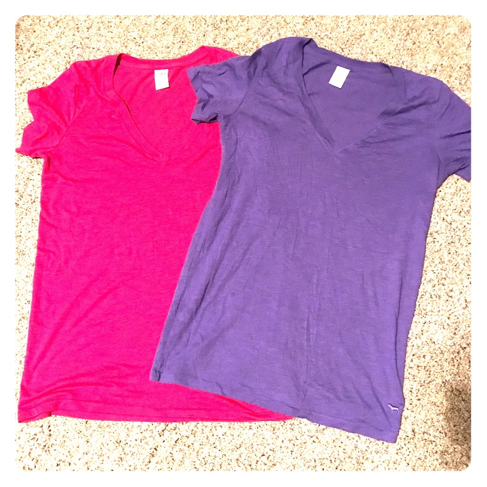 Victoria's Secret PINK V-neck shirts