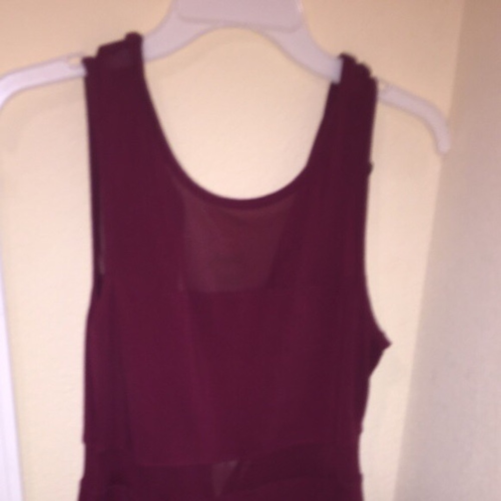 burgundy express dress