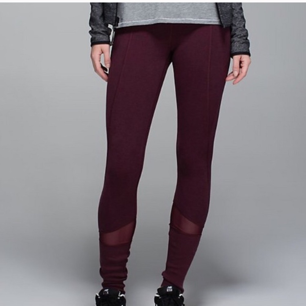 Burgundy Devi Yoga Pant