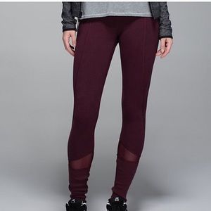 Burgundy Devi Yoga Pant