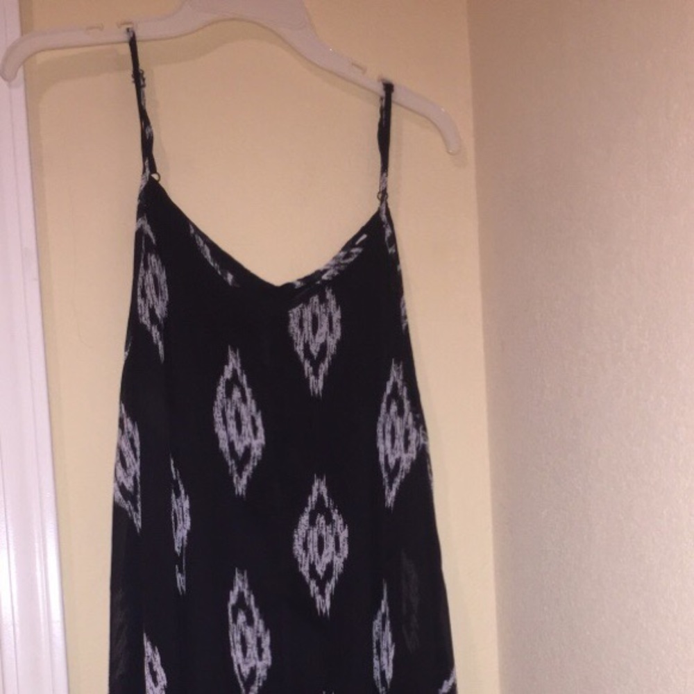 black and white  dress