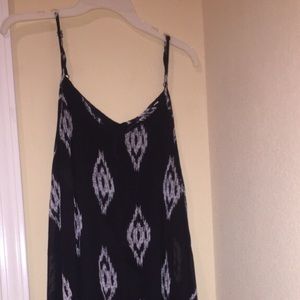 black and white dress