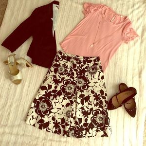 🖤Banana Republic Style Black and White Skirt🖤