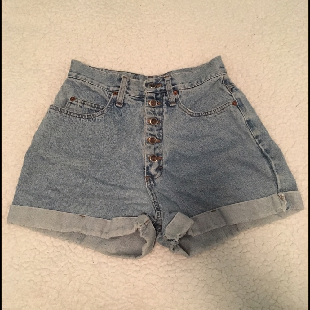 L.E.I. high waisted denim shorts