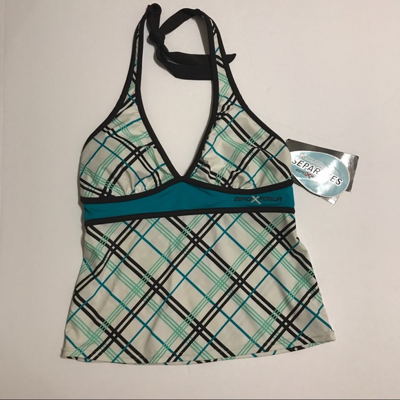 Zero XPosur Surf & Swim Tankini Top - [SW-18] - Picture 2 of 6