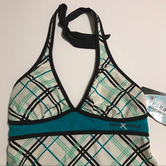 Zero XPosur Surf & Swim Tankini Top - [SW-18] - Picture 3 of 6