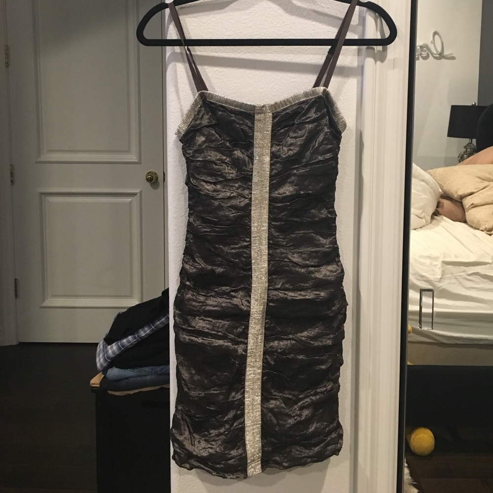 Bcbg Smokey Topaz mini dress