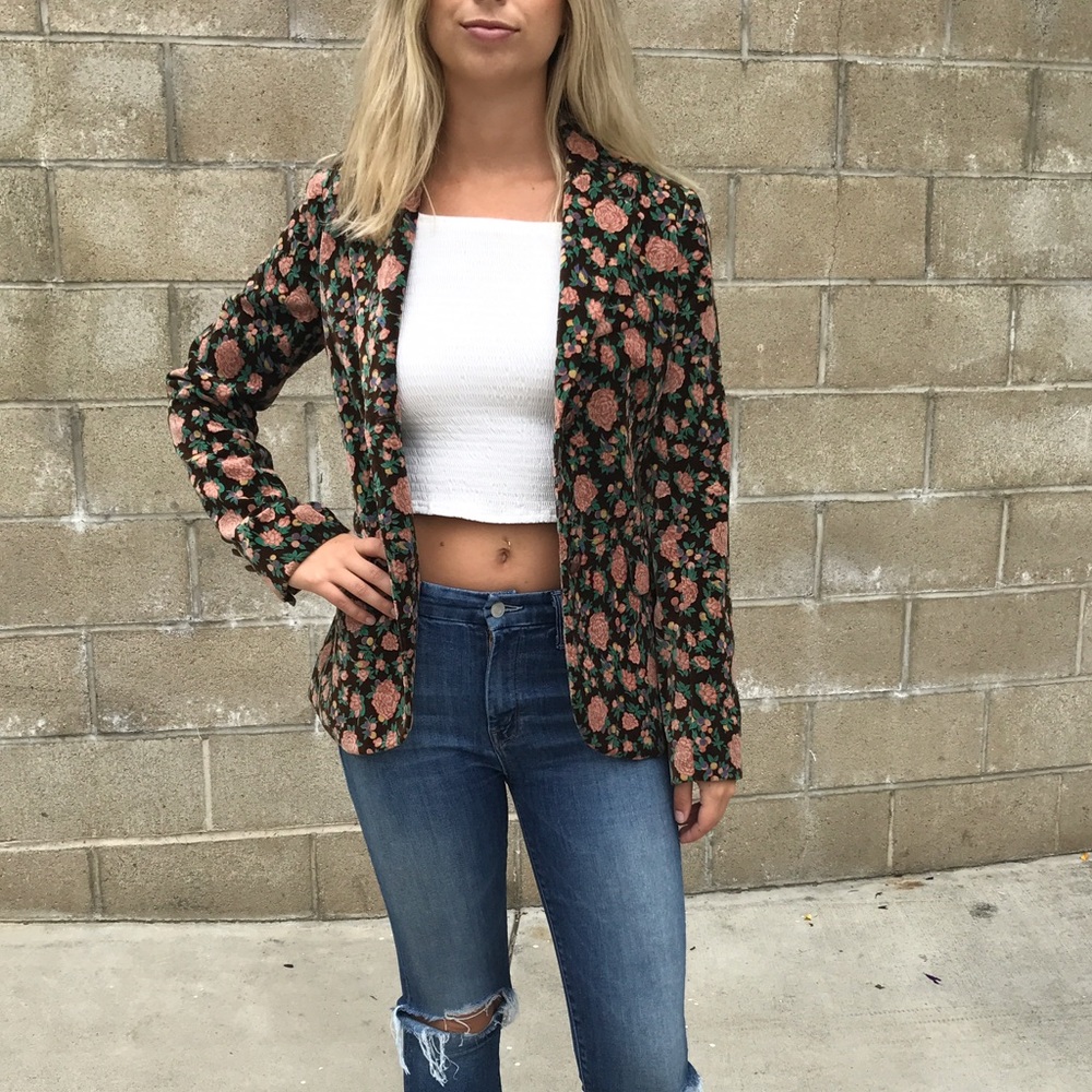 Floral Blazer