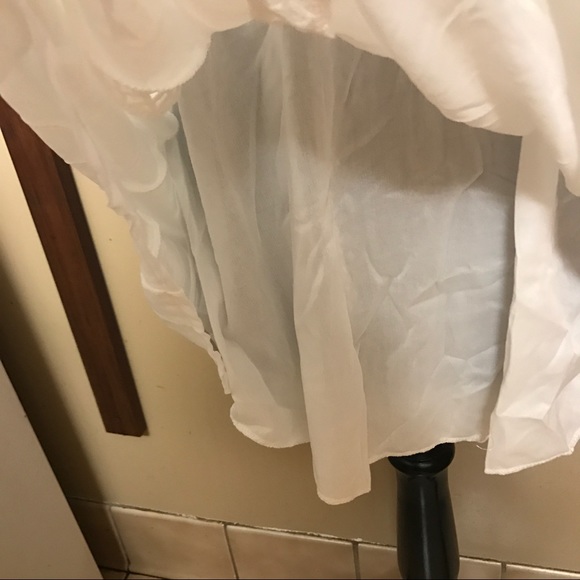 Mini A-Line White Lace Dress - Picture 7 of 7