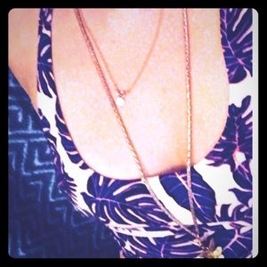 H & M Blue Palm Tree Crop! 🌈