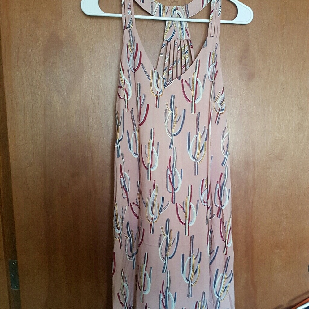 Pink cactus dress