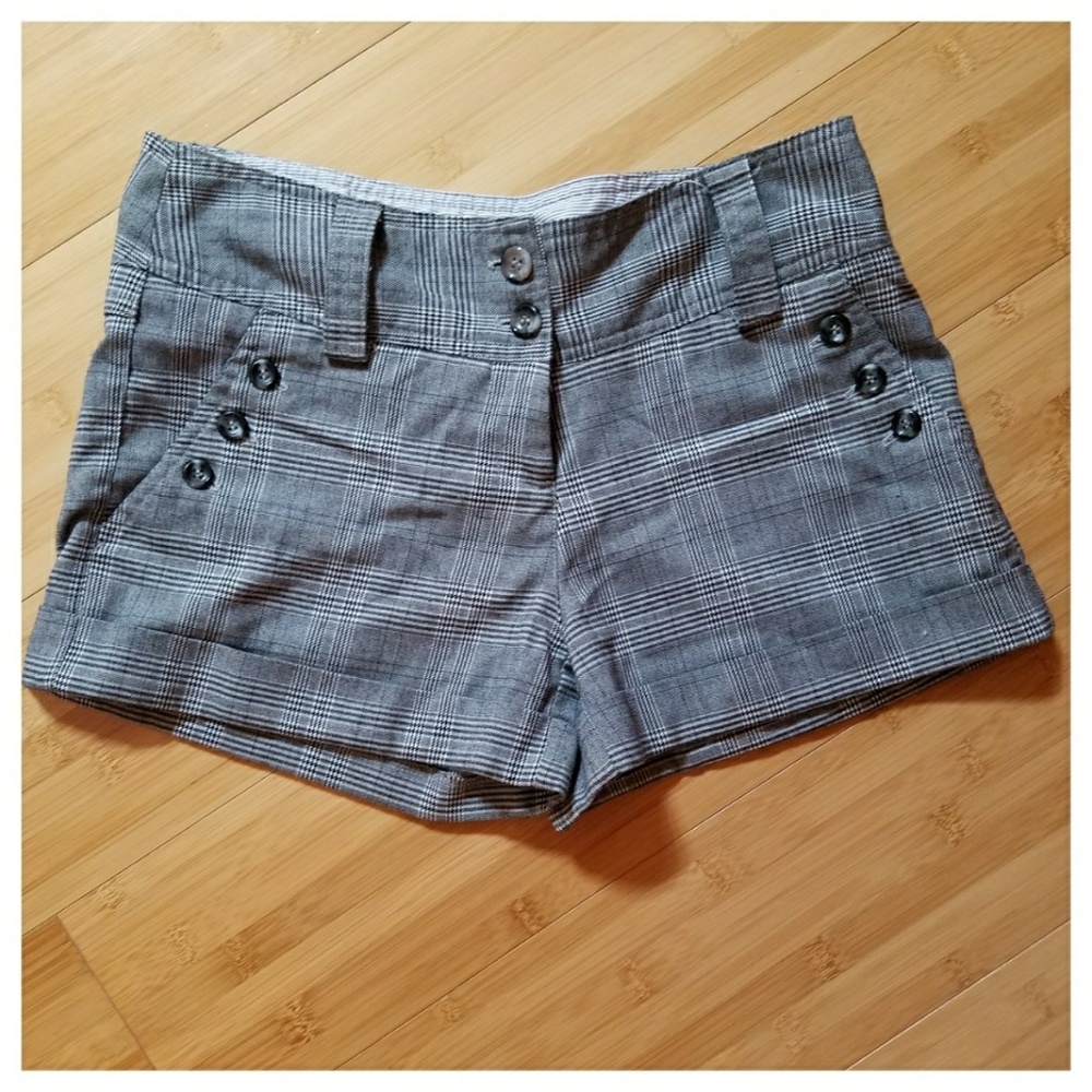 Plaid shorts