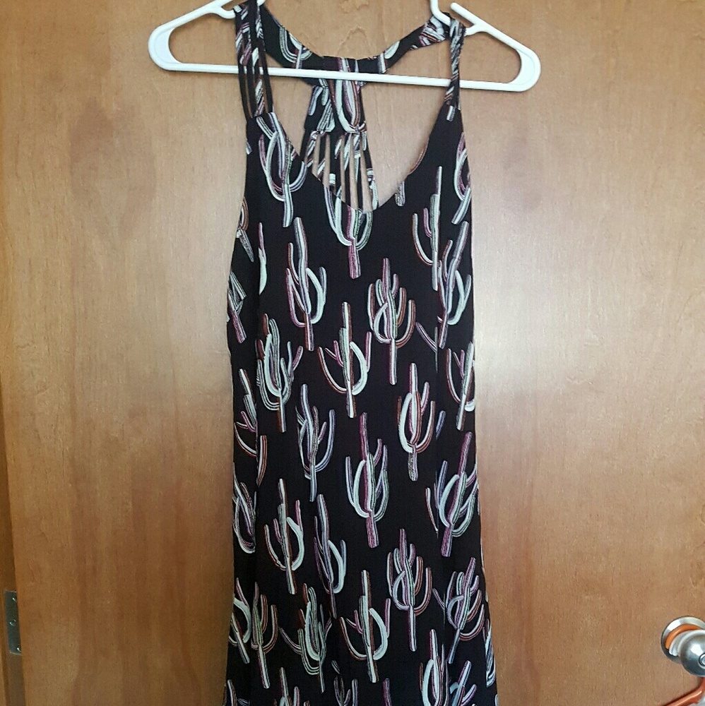 Nwot black cactus dress
