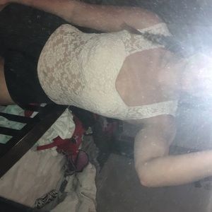 Tight fit; padded crop.