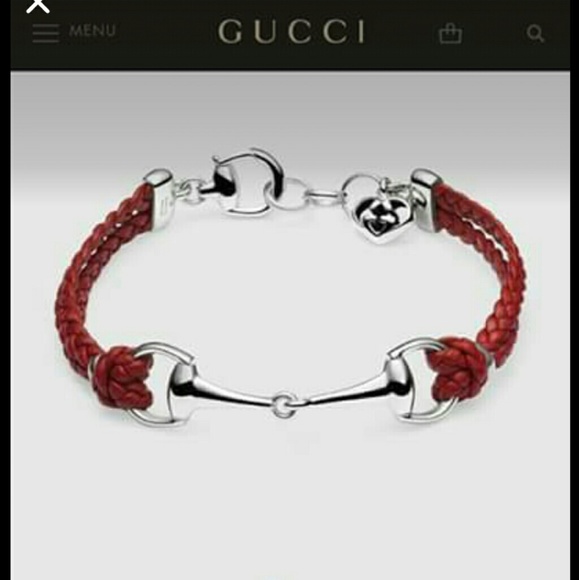 red gucci bracelet